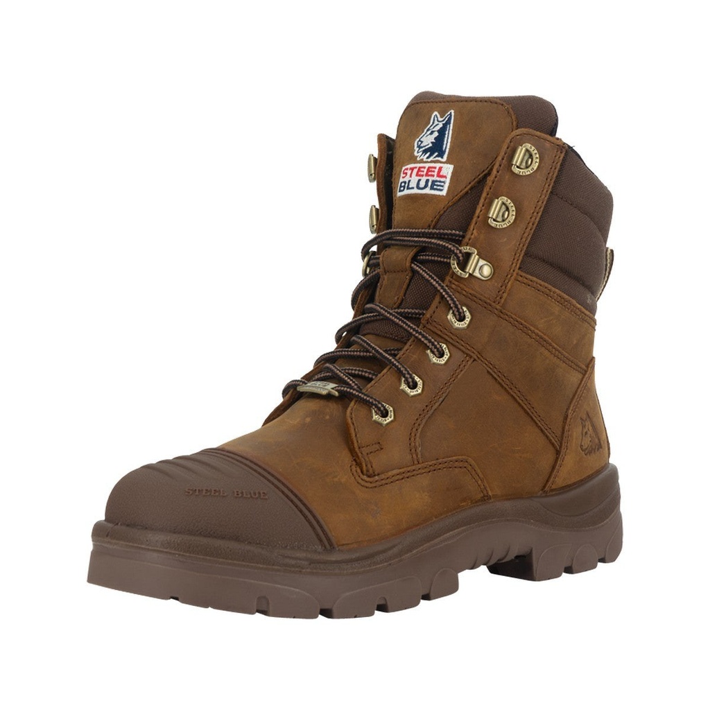 Steel Blue Southern Cross Zip Scuff WP S7 – Distressed Brown 3