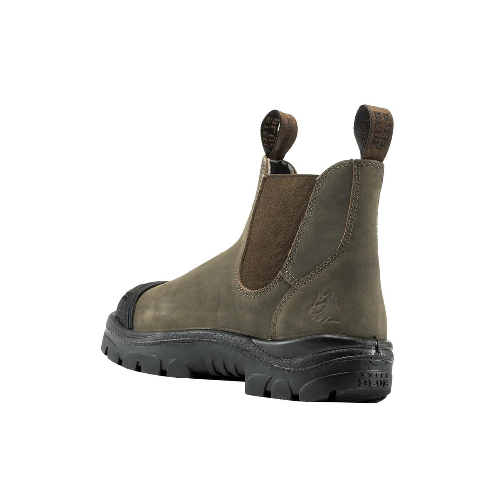 Steel Blue Hobart Scuff S3 Dealer Boot – Rustic Brown 4