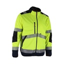 LMA Hi-Vis Softshell Jacket – Yellow/Navy or Orange/Navy 3