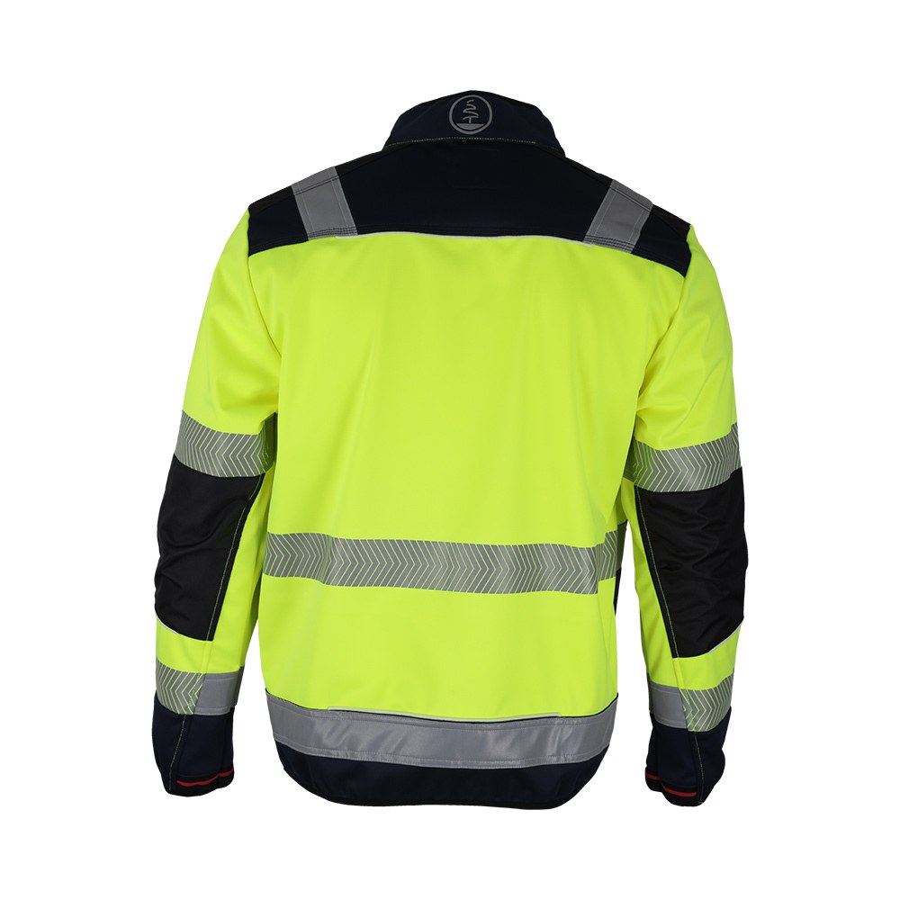 LMA Hi-Vis Softshell Jacket – Yellow/Navy or Orange/Navy 4