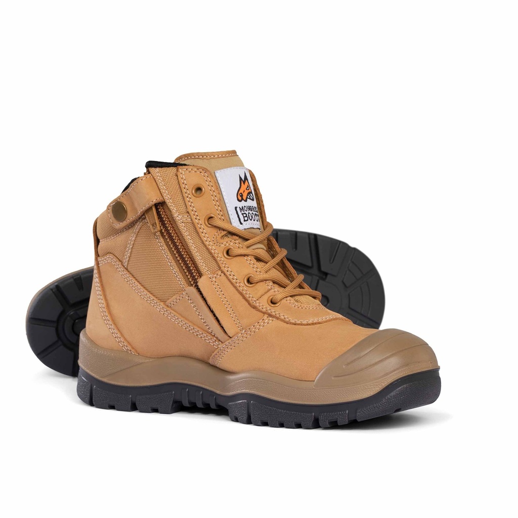 Mongrel 461 Stone ZipSider Safety Boot with Scuff Cap 2