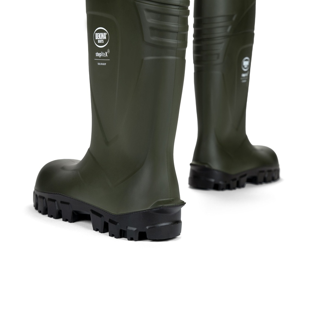 Bekina StepliteX SolidGrip S5 Safety Wellington – Green (Steel Toe) 5