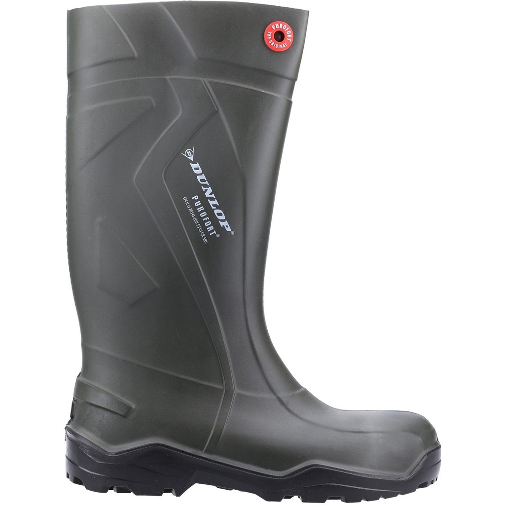 Dunlop Purofort+ Full Safety Wellington – Green (Steel Toe S5) 5
