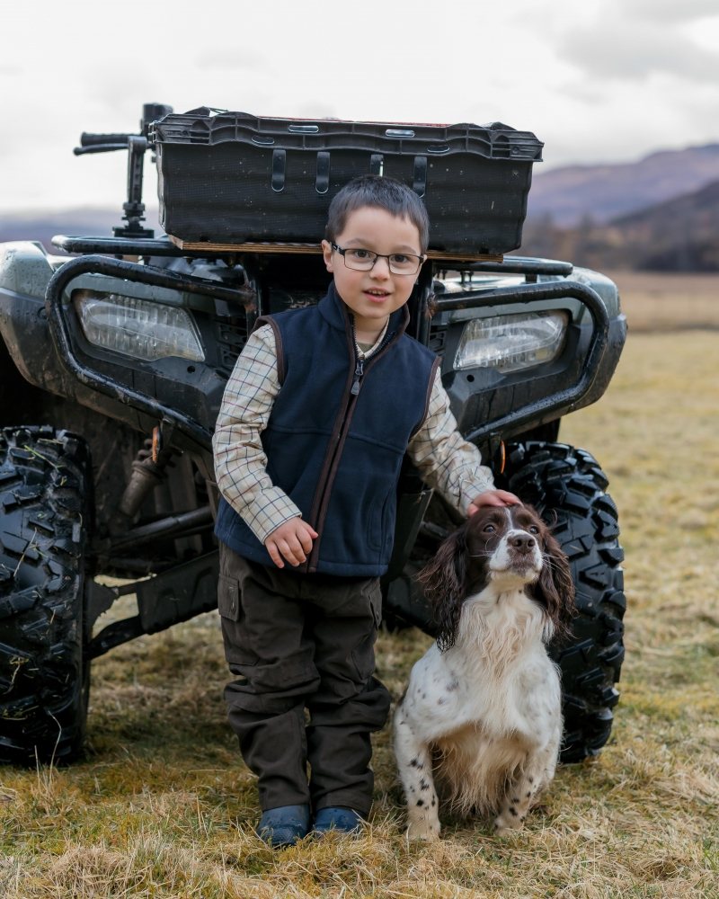 Hoggs of Fife Struther Junior Waterproof Trousers – Green 2