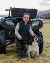 Hoggs of Fife Struther Junior Waterproof Trousers – Green 2