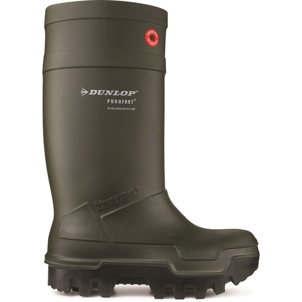 Dunlop Purofort Thermo+ Full Safety Wellington – Green 4