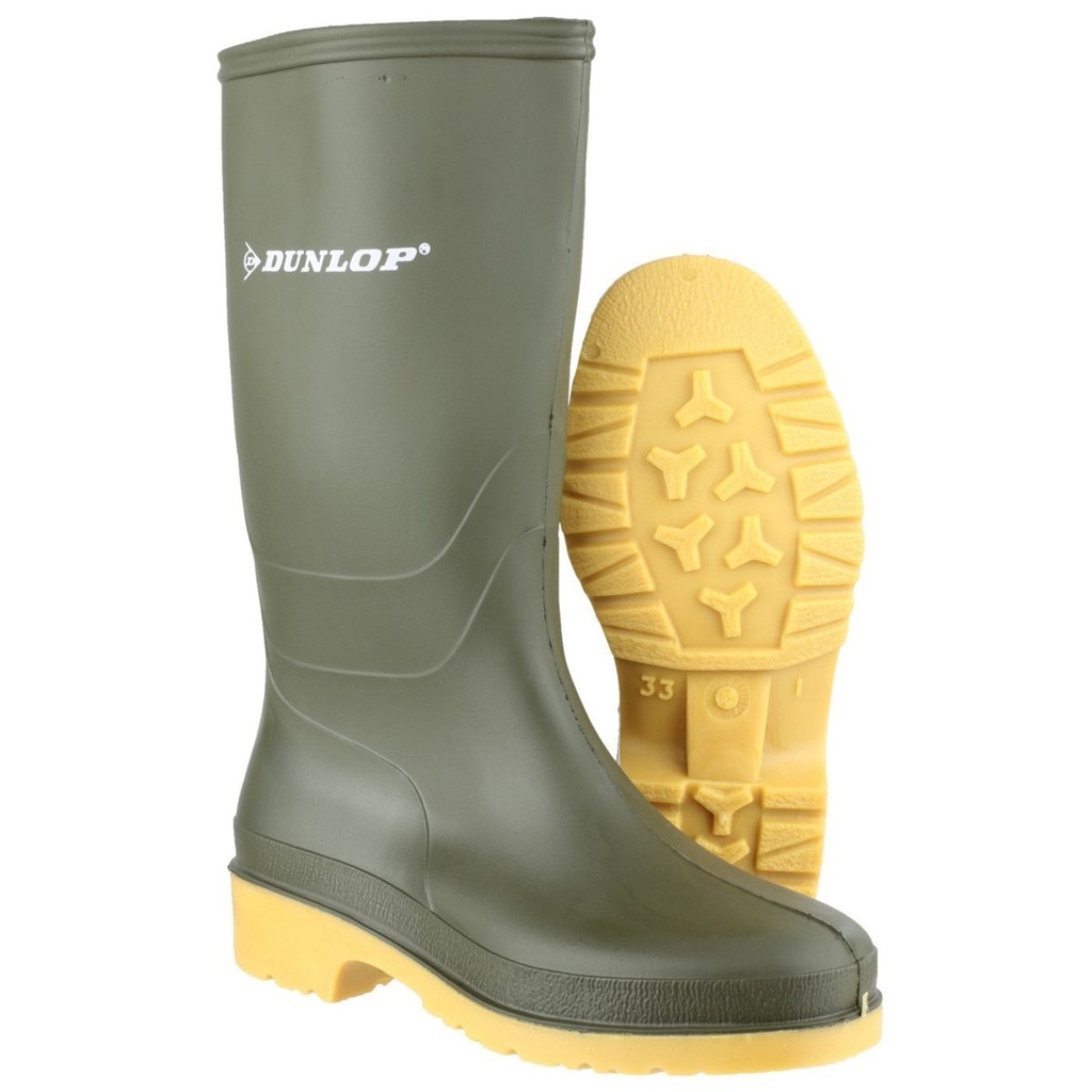 Dunlop Dulls Kids Wellington – Green 2