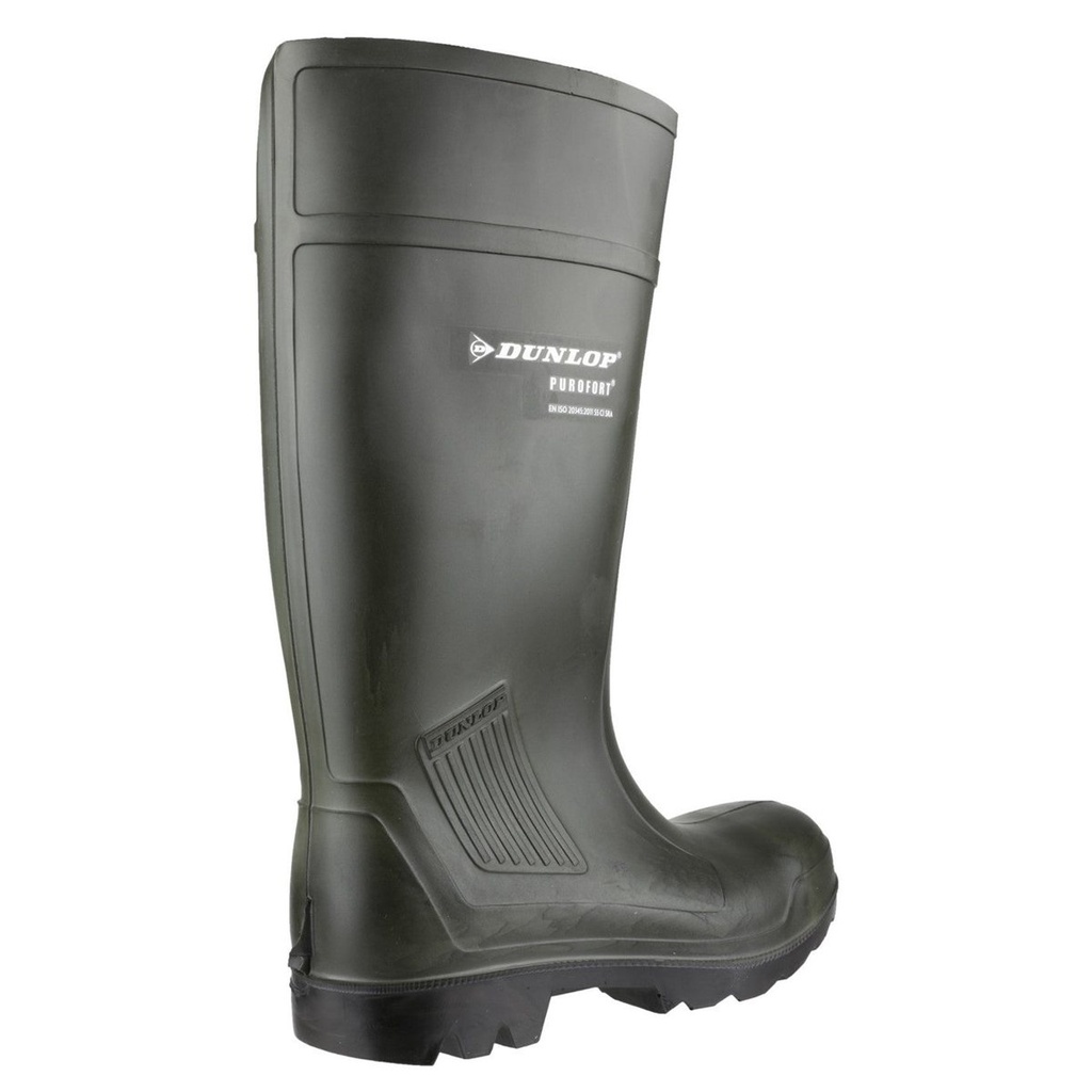 Dunlop Purofort Professional Full Safety Wellington – Green (Steel Toe S5) 1