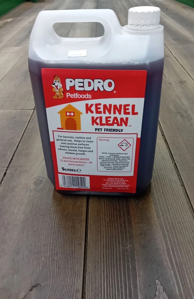 Pedro Kennel Klean Clear Disinfectant 5 L