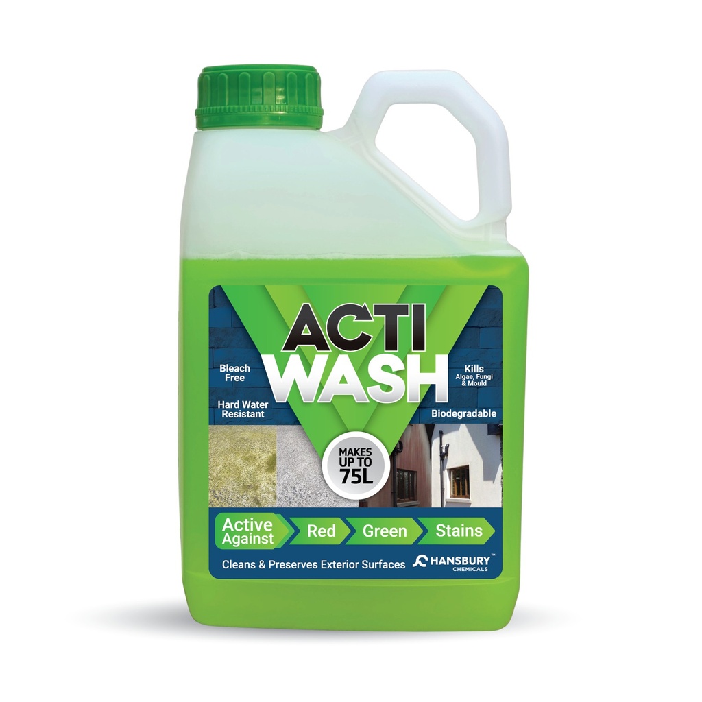 Hansbury Acti Wash Exterior Surface Cleaner – 5 L (makes up to 75 L)