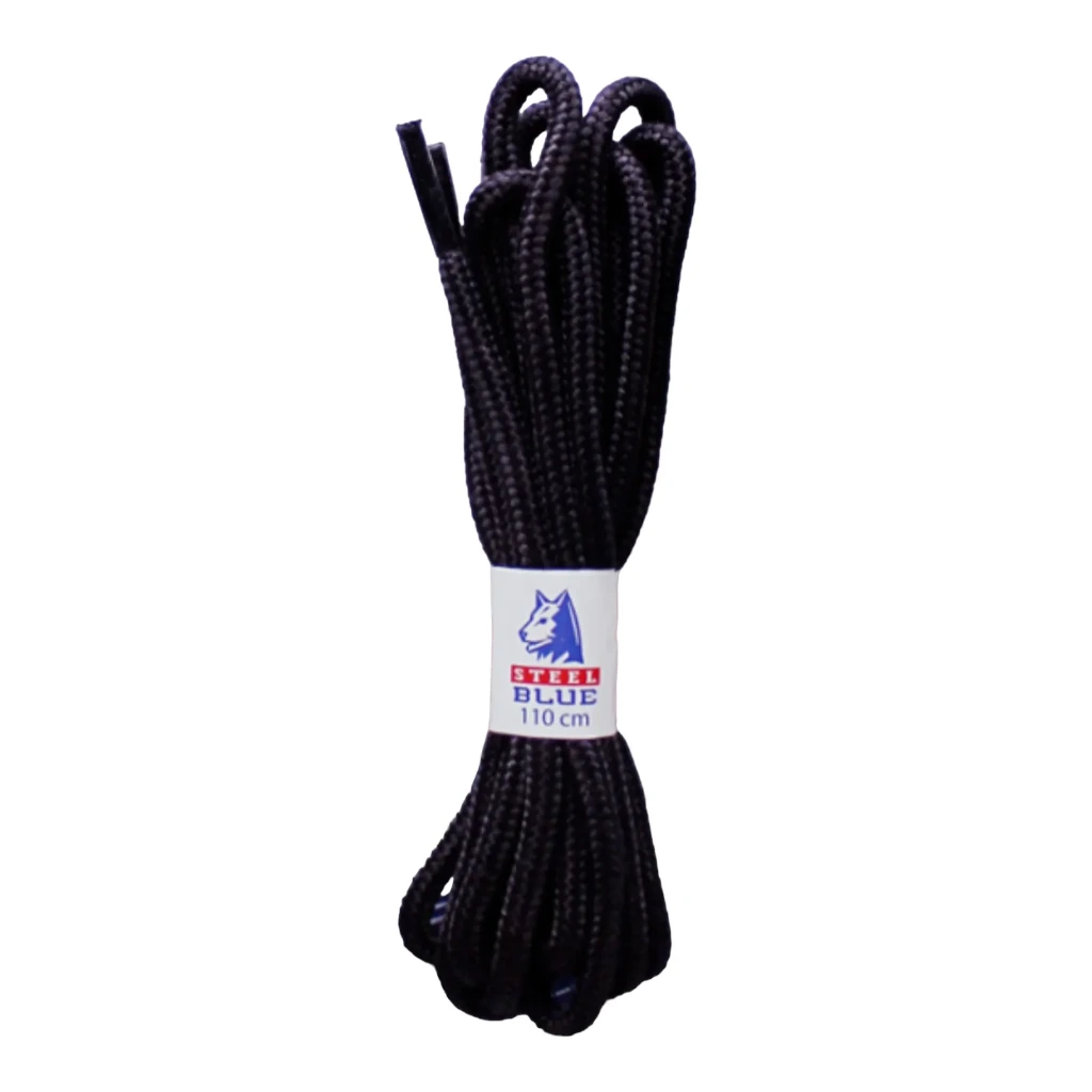 Steel Blue Laces Blk