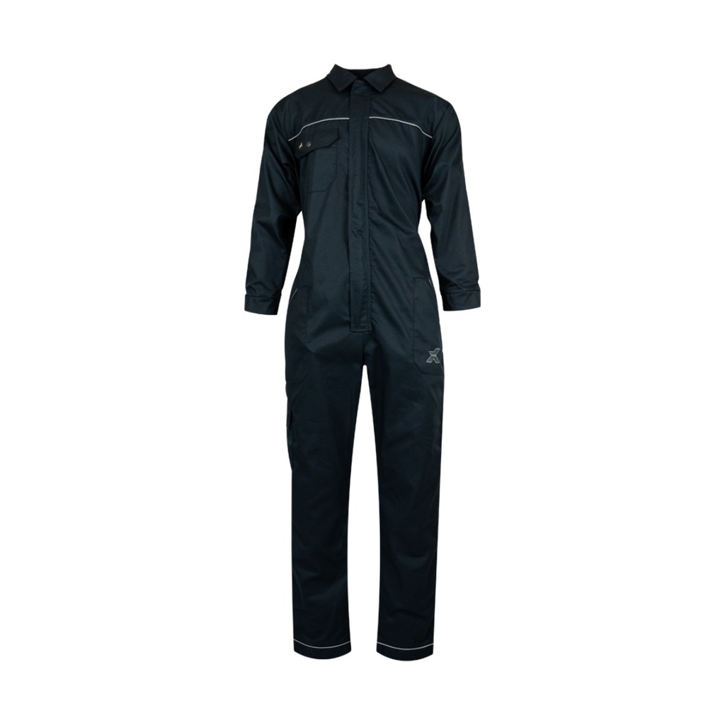 Xpert Core Zip-Front Coverall – Navy