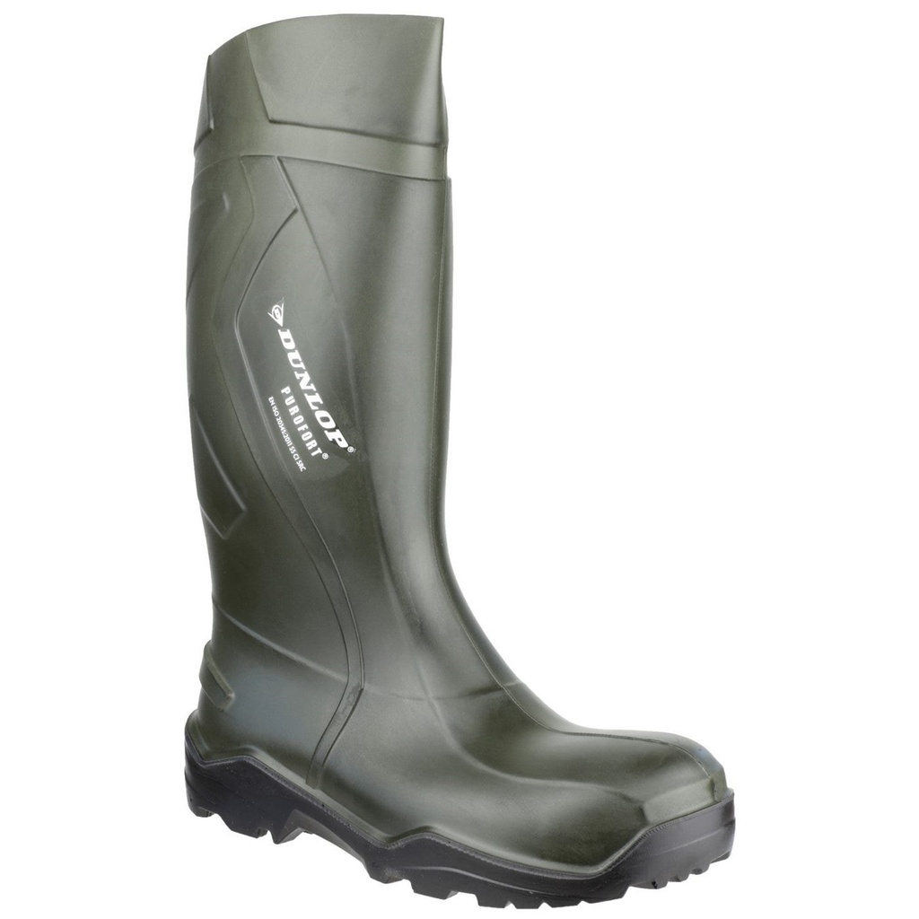 [C762933] Dunlop Purofort+ Full Safety Wellington – Green (Steel Toe S5) (3/36)