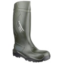 Dunlop Purofort+ Full Safety Wellington – Green (Steel Toe S5)