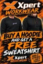 Xpert Pro Pullover Hoodie & FREE SWEATSHIRT – Black