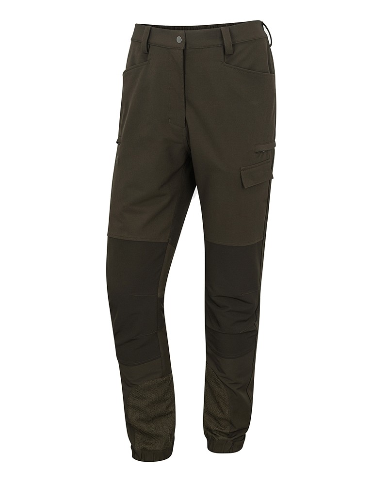 Hoggs of Fife Ardross 4-Way Active Trousers – Green (Small, 30" leg)