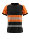 BoSafety Santiago Hi-Vis Class 1 Short Sleeve T-Shirt – Orange/Black