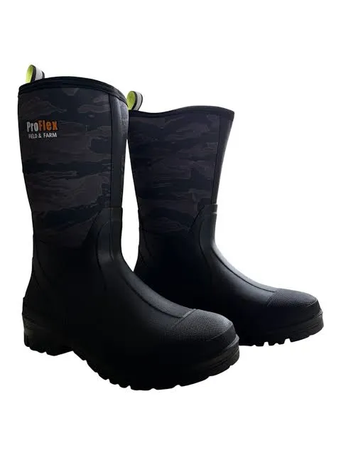 Proflex Huntsman Pro Neoprene Boot – Black/Camo (7/41)
