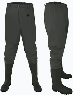 Pros Waist Wader PVC Olive