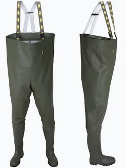 Pros Chest Wader PVC Olive