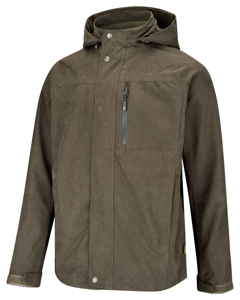 Hoggs of Fife Struther Zip-Through Waterproof Jacket – Dark Green