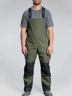 Bushbuck Defender Waterproof Bib Overtrousers Bayleaf Green